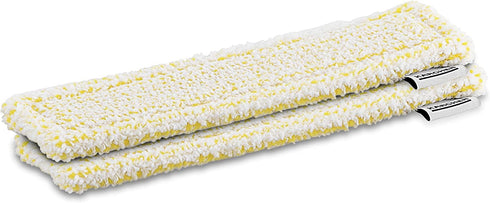 Kaercher WV Window Pads, 2 Pack - Microfiber Cloths for Indoor Use, Compatible with WV 1 and WV 6