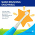 brush-baby BabySonic Infant and Toddler Electric Toothbrush - Ages 0-3 Years, Smart LED Timer and Gentle Vibration,