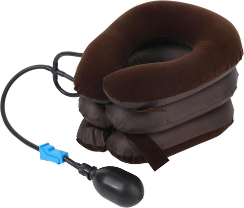 Cervical Neck Device, Inflatable Air Pillow for Neck Support and Pain Relief