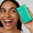 Zimba Spearmint Flavored Teeth Whitening Strips | Vegan, Enamel Safe Hydrogen Peroxide Whitener for Coffee, Wine,