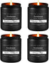Mens Candle Set Manly Candles for Men, 4 Pack Soy Candles for