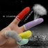 100 Pcs Finger Cots by EORTA | Cotton Material with Elasticity | Comfortable, Breathable, Reusable, Random Color