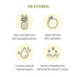 SKINFOOD Pineapple Peeling Gel, 3.38 fl.oz. (100ml), Pineapple & Aloe AHA Deep Facial Exfoliating Gel
