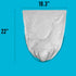 2-4 Gallon Trash Bags, 400 Count Bulk, Clear Plastic Recycling Bags for Home, Bathroom, Kitchen, Commercial