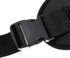 COW&COW Padded Gait Belt with 4 Handles, Quick Release Buckle, 5.5 inches (Black, Large)