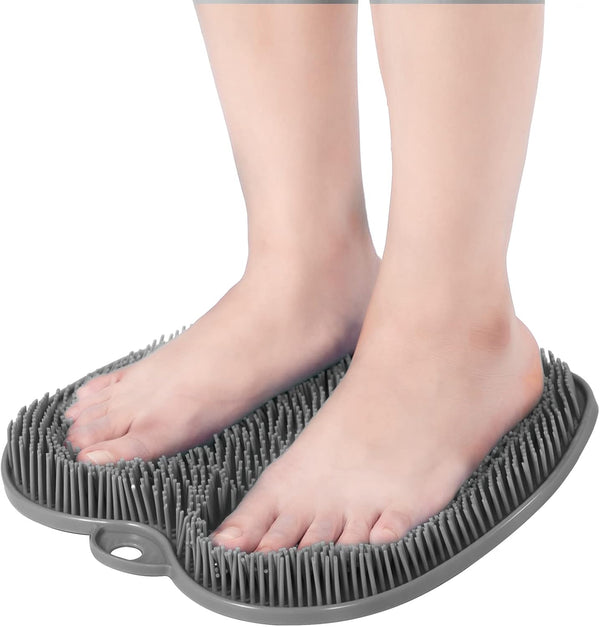 HONYIN Foot Scrubber for Shower, XL Size Non-Slip Suction Cups, Cleans, Exfoliates & Massages Feet