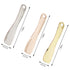 3 PCS Metal Cosmetic Spoon, Mini Skincare Spatula, Zinc Alloy Beauty Scoop (Silver Gold Rose Gold)