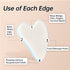 Opal Gua Sha and Face Roller, Real Jade Facial Tools Set for Puffiness, Neck Tension Relief, Beauty Massager