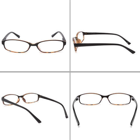 IVNUOYI 6 Pack Blue Light Blocking Reading Glasses with Spring Hinges, Lightweight Readers for Women, Anti Glare UV