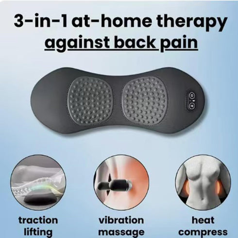 Yanzhenglip 2025 3 1 Smooth Spine Triple Fusion Back Massager, Upgraded in Neck Shoulder Backs Massagers with Traction