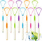 Tongue Scraper Cleaner, 100% BPA Free Tongue Scrapers for Adults, Kids, Healthy Oral Care, Easy to Use, Help Fight Bad