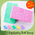 Nado Care Exfoliating Bath Sponge - Spa Scrub for Adult, Baby, Pregnant Women, 2 pcs