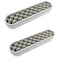 TANG SONG 2 PCS Silicone Makeup Brush Holder, Cosmetic Storage Box Desktop Organizers (Gray)