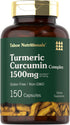 Turmeric Supplement 1500 mg | 150 Capsules with Curcumin Complex and Black Pepper, Non-GMO, Gluten Free