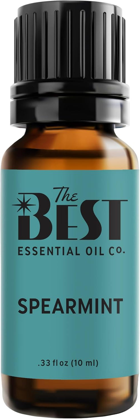 The Best Spearmint Essential Oil, 100% Pure & Natural for Aromatherapy, Diffuser, and Massage - 10 ml