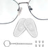 Eyeglasses Nose Pads, Upgraded Soft Silicone Air Chamber, 6 Pairs of Screw-in 15mm Nose Pad Set