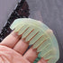 Jinshining 4Pcs Green Nature Jade Stone Massage Comb Traditional Natural Jade Massager Acupuncture Head Therapy Trigger