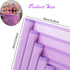 EMITAOHWF 20-Sheet Flower Wrapping Paper, Purple and Purple Edge Floral Waterproof Bouquet Wrapping Paper for Flowers, Florist Wrapping Paper for DIY Craft, Gift Packaging (Purple)