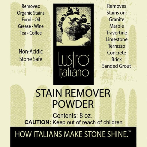 Lustro Italiano Stain Remover Powder, 8 oz