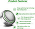 Cotchear 10pcs AG10 Alkaline Battery 1.5V 189 389 LR1130 LR54 V10GA Button Coin Cell Batteries