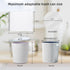 4 Gallon Trash Bags, 100 Count, Drawstring Garbage Bags, Thickened Unscented Wastebasket Liners for Bathroom Office