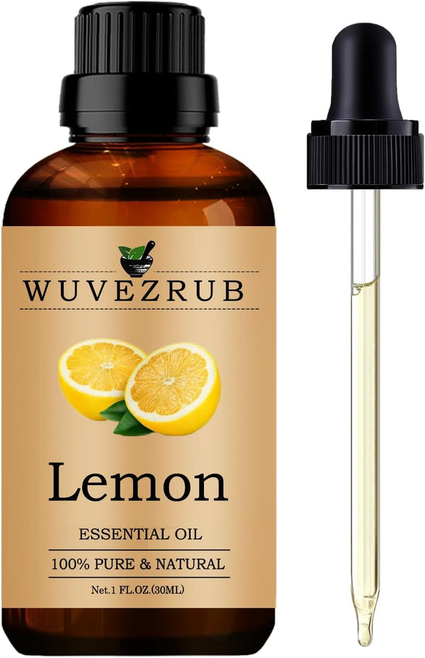 Organic Lemon Essential Oils 30ML - 100% Pure for Aromatherapy Diffuser