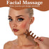 HJZHII 4 1 Wooden Scalp Comb, Scalp Massage Tool Scalps Massager Hair Growth Wooden Massage Comb in Sandalwood Gua Sha