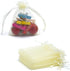 Tendwarm 100 Pcs Sheer Organza Bag, 3x4 Inch Gift Bags with Drawstring for Party Wedding Christmas Favor