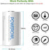 POWEROWL 10000mah 4 Count Rechargeable D Batteries Low Self Discharge, NiMH, Pre-Charged, (Recharge Universal)