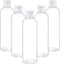 TRENDBOX 8oz/250ml Clear Bottles with Flip Cap Lid, BPA-Free Travel Containers for Shampoos and Lotions