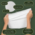 Clean Facial Towels for Sensitive Skin, 100% Biobased, Ultra Soft, Makeup Remover Dry Wipes, 50 Count