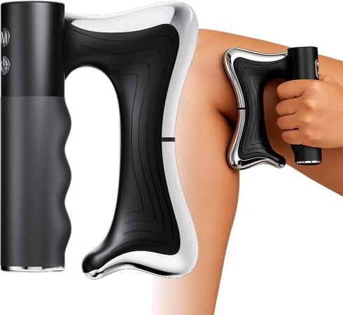 Heated Muscle Scraping Tool,Electric Fascia Knife,Portable Muscle Relaxation Therapy Device for Belly,