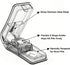 Pill Cutter for Small or Large Pills - The Best Multiple Pill Splitter Design in the USA, Keychain Pill Holder Bonus