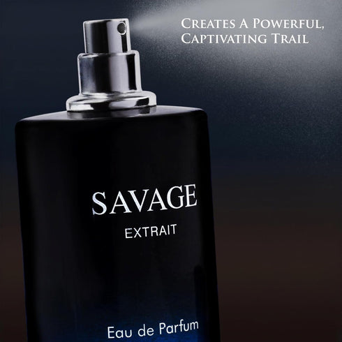 Savage Extrait Eau De Parfum for Men - 100ml Cologne with Grapefruit, Lavender & Rich Wood Notes