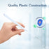 3 Pieces Dental Tools Set, Professional Disposable Plastic Dental Hygiene Cleaning Kit, including Dental Mirror, Probe