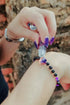 Samahdee Set: Scentual Stones Serenitii Amethyst, Lepidolite & Pink Opal Beaded Bracelet with Organic Bergamot