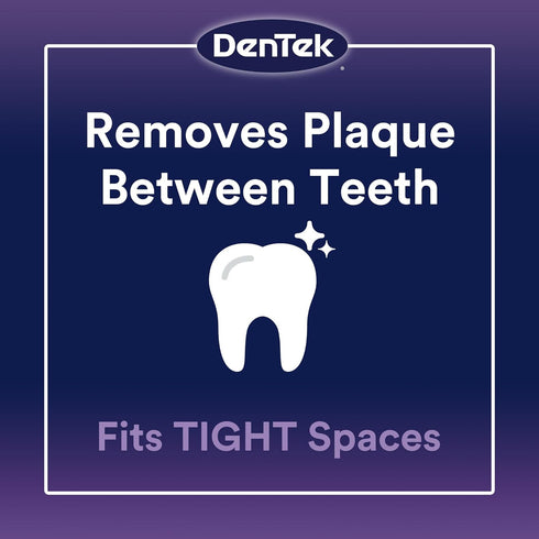 DenTek Easy Brush, Plaque Control Interdental Cleaners, Tight, 16 Count