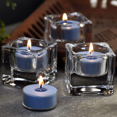 DEYBBY SoyWax Scented Tealight, 12 Pack Natural Fragrance Long Lasting Aromatherapy Candle Set