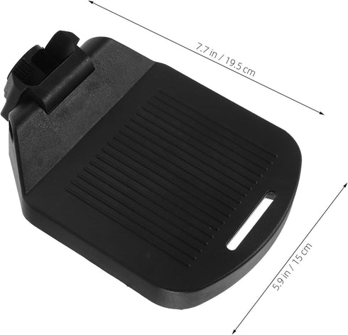 2pcs Adjustable Wheelchair Footrests Universal Sturdy Foot Pedals Lifting Stable Leg Rests Replacement Footplates