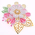 MIAO WU Japanese Hair Clip Cherry Blossom Japanese HairPin Kimono Hanfu Flower Hair pin Band Clip Japanese Hair Accessories for Women Girl (Light Pink)