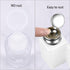 Pack of 3 Nail Polish Remover Pump Empty Dispenser Bottle for Alcohol, Acetone, 150ml, Clear Top Cap