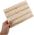 KOMBIUDA Braille Alphabet Learning Board - Portable Educational Tool