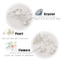 JAKAWIN Bride Flower Wedding Hair Vine, Leaf Hair Piece, Pearl Bridal Headpiece for Women and Girls