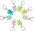 WINSIUUU Portable Dental Floss Keychain, 8Pcs Mint Dental Teeth Floss with Flat-Line Design for Oral Care Hygiene