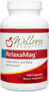 Wellness Resources RelaxaMag with Magnesium Glycinate for Sleep, Stress, and Relaxation, 100 Capsules