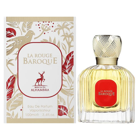 Maison Alhambra La Rouge Baroque for Unisex Eau de Parfum Spray 3.4 Ounce