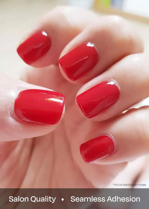 ohora Semi Cured Gel Nail Strips (N Addict) - Salon-Quality, Long Lasting, Easy to Apply & Remove, Includes Prep Pads