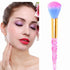 Nail Art Dust Remover Soft Brush Cleaner - Pink Nail Brush for Acrylic Nails and Makeup Powder