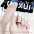 Sethexy Solid Color Glossy False Toe Nails, Bright Fashion Square Short Full Cover, 24PCS Fake ToeNails for Women