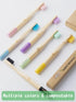Bamboo Kids Toothbrushes (6 Pack) - Soft Bristle, Organic, Compostable, BPA Free, Eco-Friendly Wooden Toothbrush